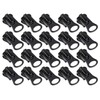 20pcs #8 Delrin Locking Zipper Pull Silders for Molded Plastic