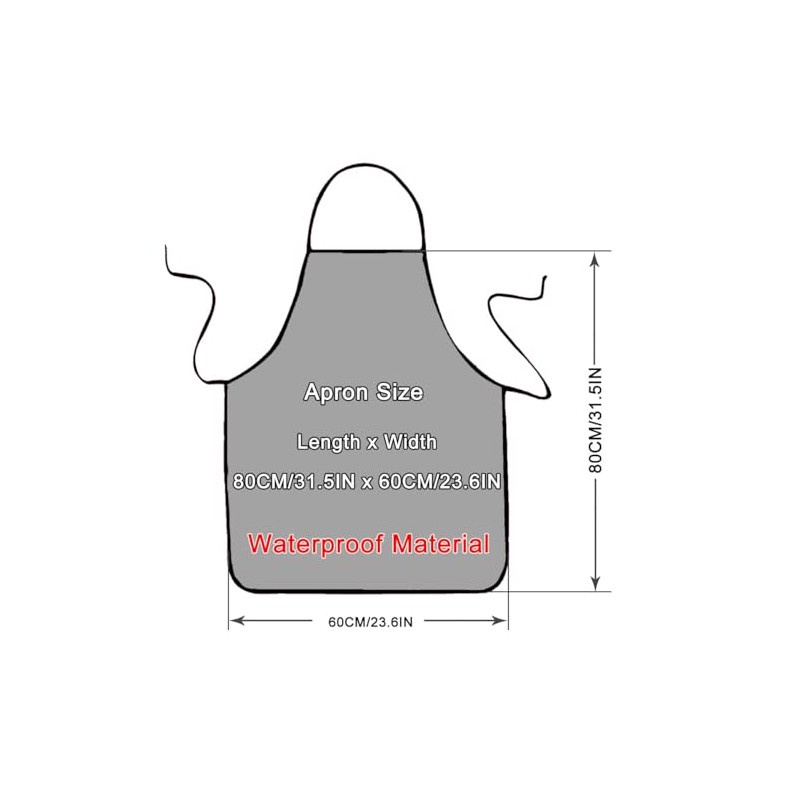 VemeFufu Funny Apron - Unisex Adults - Multicolour - Festive