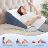 Welzona Wedge Pillow for Sleep, 10inch Bed Wedge Pillow for