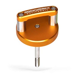 ROCKWORKX 2 in 1 Billet Aluminum JKU Freedom Hard Top Quick Release D-Ring Mounting Knob (2 Piece Set)