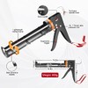 Caulk Gun Kit, Smooth Silicone Caulking Gun and Caulk Remover