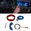 8 Gauge Car Amplifier Wiring Kit with Amp Power Cable