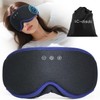 LC-dolida Bluetooth Sleep Mask Headphones for Side Sleeper, Total Blackout