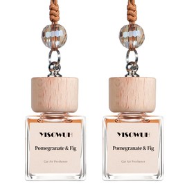 YISOWUH Car Air Fresheners 2-Pack Long Lasting Hanging Car Freshener for Auto and Home, 2pcs Pomegranate&Fig