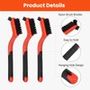 Aiuulu 12 Pcs Nylon Brushes for Cleaning, Non-Scratch Small Stiff