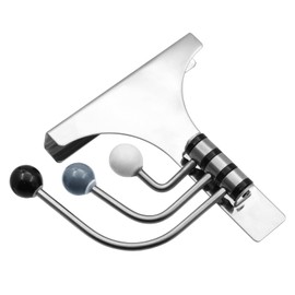 Zalaxt Over The Door Hooks-Clothes Hat Swivel Hooks-Bathroom Over The Door Towel Racks-Suitable for hanging clothes,bags,towels,hats in living room,bathroom,bedroom,kitchen (5.5 * 1.5 * 5.3inches)