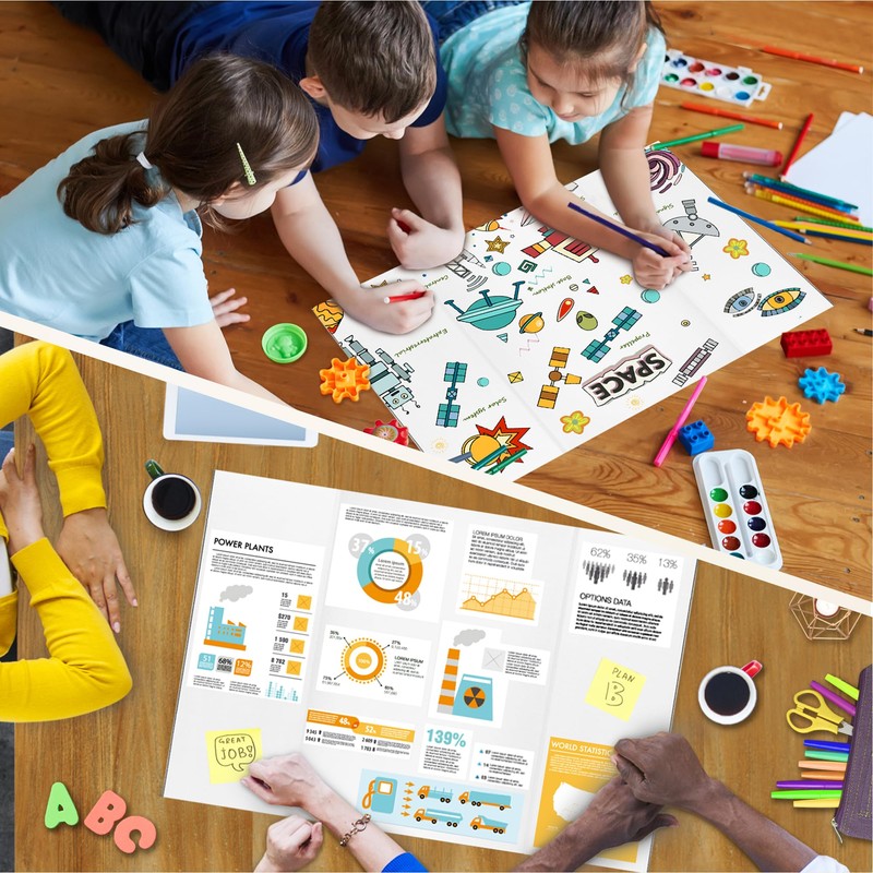 chell Chell Mini Size Trifold Poster Board, 16" x 24",