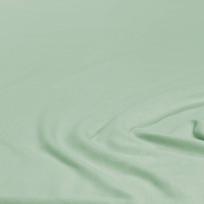 Primera Mako Jersey Fitted Sheet, Eucalyptus, 100 x 220-120 x