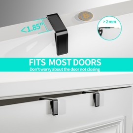 Hapirm Over Door Organizer Hanging - 6 Tier Over The Door Storage with Visual Pockets