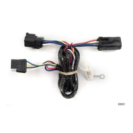 CURT 55551 Vehicle-Side Custom 4-Pin Trailer Wiring Harness for Select Ford F-150