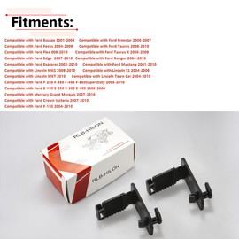 RLB-HILON 2PCS Floor Mat Retainer Clips Compatible with Ford Models, for Dodge Models, for Jeep Models, for Chrysler Models, for Ram 1500 Grand Caravan Wrangler F150 F250 Explorer and More Vehicles