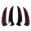 Pair of Rear Bumper Side Vent Spoiler Trim Left Right