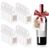 Sadoia 20 Pcs Kraft Paper Wine Bottle Box with Window,