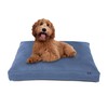 PawTex Breathable Rectangular Dog Bed - Removable Washable Cover -