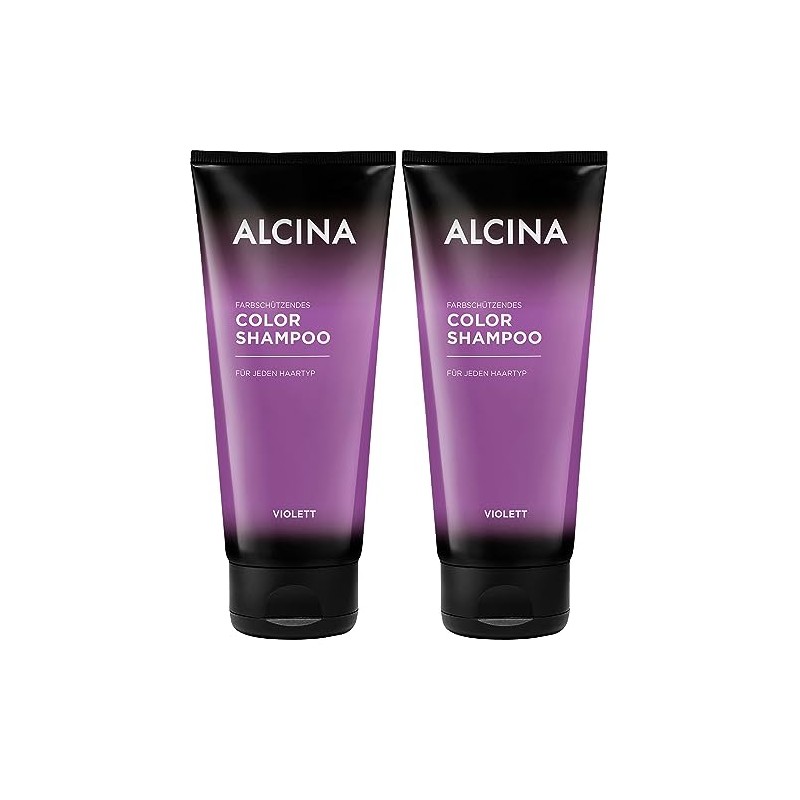 Alcina Colour Shampoo Purple 200 ml Pack of 2