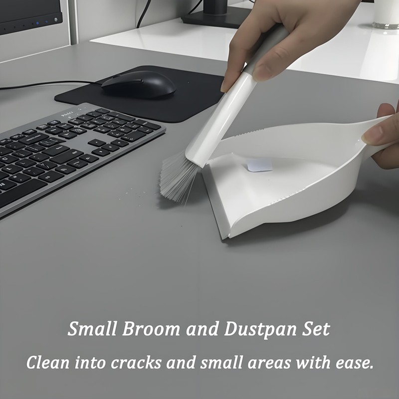 Dust pan Broom Brush Dustpan - Dustpan and Brush Set,Mini