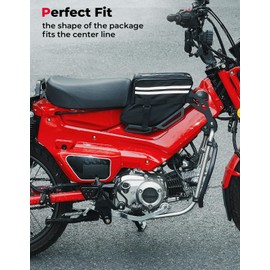 KEMIMOTO Center Bag Compatible with CT125 Trail 125 Hunter Cub 2021 2022 2023 2024 2025 Rack Bag Center Luggage Pouch Storage Bag 10L