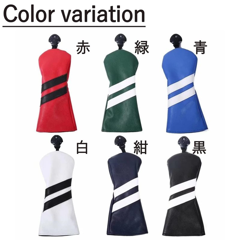 Golf Cover, Headcover, Driver/Wood, FW, 3-piece Set, Simple, Waterproof, with