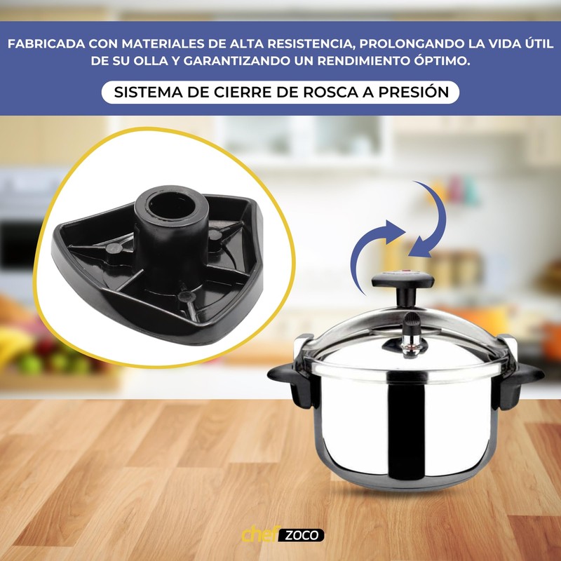 CHEFZOCO Traditional Magefesa Adjustable Triangular Handle for Pressure Cookers -