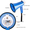MyMealivos Portable Megaphone Bullhorn 20 Watt Power Megaphone Speaker Voice