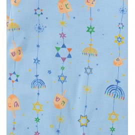 Burt's Bees Baby Baby Girls' Pajamas, Tee and Pant 2-Piece Pj Set, 100% Organic Cotton, Hanukkah Joy