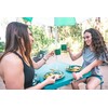 Stansport Picnic Table and Umbrella Combo - Green (G-915)