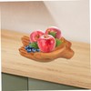 Gatuida Hand Carved Wooden Decorative Bowl for Keys Artistic Entryway