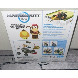 K'Nex Mario Kart Wii Diddy Kong And Standard Kart Building Set Legos BRAND NEW