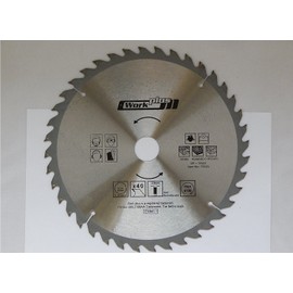 1 HM Circular Saw Blade for Wood and Plastic - 40 Teeth - Diameter 250 mm x 30 mm / Saw Blade / Circular Saw Blades