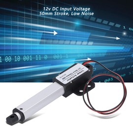 Oreilet Linear Actuator Motor,12v DC Linear Actuator 50mm for Automotive for Home for(Stroke 50mm-15mm/s-50N)