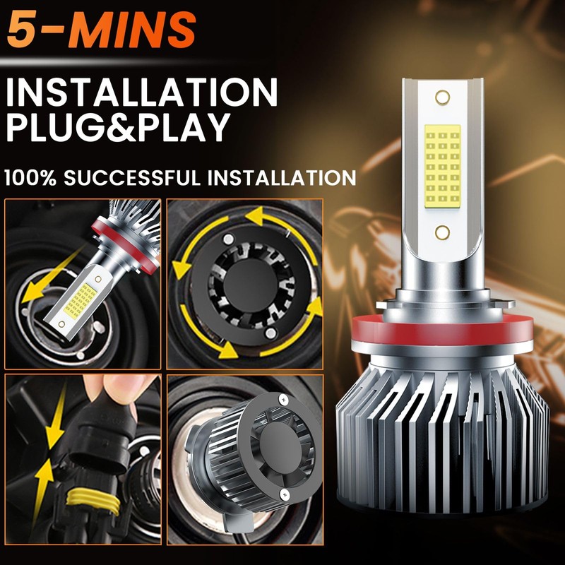 Fit for Toyota Highlander 2014-2022 Light Bulbs,High/Low Beam Fog Light