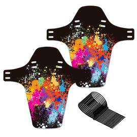 CNCLOL Mountain Bike Mudguards,MTB Mudguards Front and Rear,Bicycle Mudguards Fits 26", 27.5", 29" Plus Size and Fat Bikes.KX