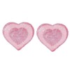 LEOMOSTE Shiny Sequin Nipple Cover Novelty Silicone Adhesive Pasties Bra
