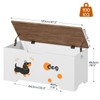 HOOBRO Toy Box, Toy Chest with 2 Safety Hinges, 47.2"