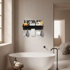 Key Holder for Wall, Metal Black Organizer Wall Mount, Key