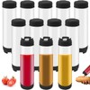 12 Pcs Condiment Squeeze Bottles,16 oz Inverted Plastic Squeeze Bottle