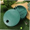 SUPVOX 4pcs Sprinkler Valve Box Cover Lid Round Replacement for