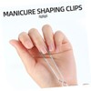 PACKOVE 4pcs Nail Art Tweezers for Gel Nails Precision Crafting