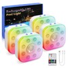 Vangue Premium Rechargeable Submersible Lights, 3 Lighting Modes LED Pool