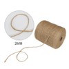 tenn well 300M Jute Twine String, 3 Ply 1.8mm Thick