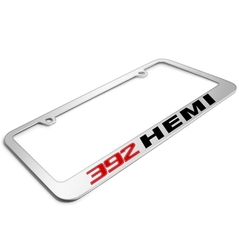 iPick Image for - 392 HEMI Mirror Chrome Metal License
