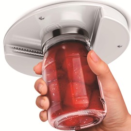 Unterschrank-Glasöffner, GlasöFfner SchraubdeckelöFfner, Glasdeckel und Flaschenöffner, Drehverschlussöffner, Geeignet FüR Menschen Mit Schwachen HäNden