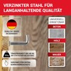 LouMaxx Screw Hooks 5.2 x 50 mm – Set of