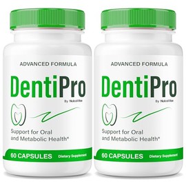 (2 Pack) DentiPro Capsules - Unlock Your Confidence with Your Perfect Smile, Premium Formula for Complete Oral Health, All-Natural Blend for Teeth and Gums, Denti Pro Dental Reviews (120 Capsules)