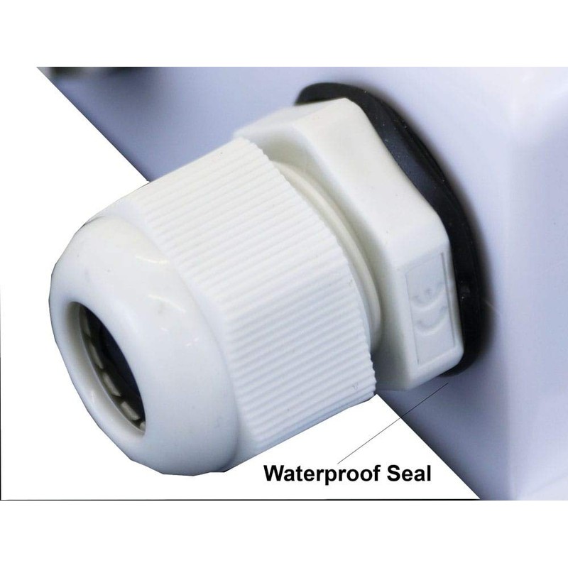 AIMS Power Solar Double Cable Entry Gland Weatherproof for RV