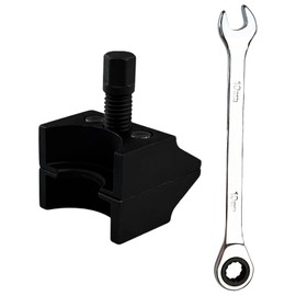 Flylin Strut Spreader Tool, Universal Suspension Strut Split Hub Steering Knuckle Spreader with Wrench, Suspension Strut Spreader Socket Tool for Precision Automotive Work
