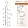 CharmBurst Handbag Organiser for Cupboard, Improved Handbag Hanger with 10