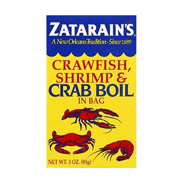 Zatarain's Crawfish/Shrimp/Crab Boil, 3-Ounce (Pack of 12)