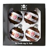 FC Pauli Logo Christmas Tree Decoration Set of 4