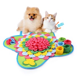 Ankilo Newest Snuffle Mat for Dogs, 20'' x 20'' Dog Feeding Mat for Smell Training Slow Eating, Dog Puzzle Mat, Dog Interaction Toys for Stress Release, for Small Medium Large Dogs